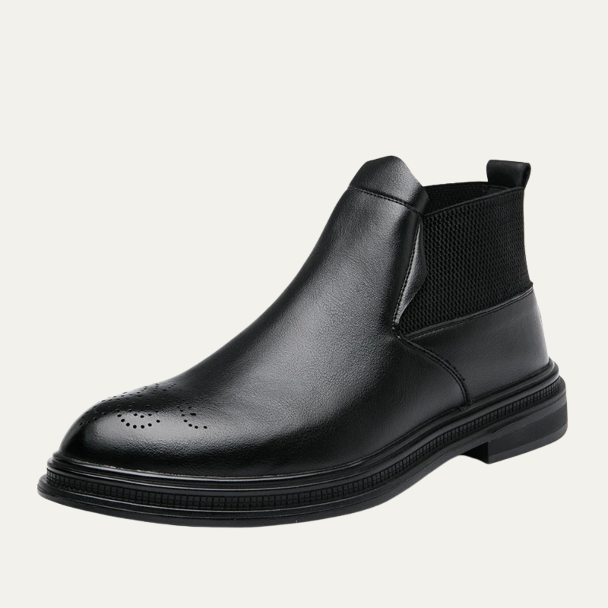 The Summerville Men's Genuine Brogue Detail Smart Casual Ankle Boots