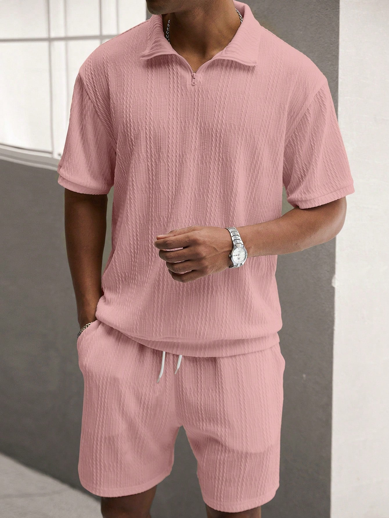 Vero - Men's Summer Set with Short Sleeve Shirt & Edition
