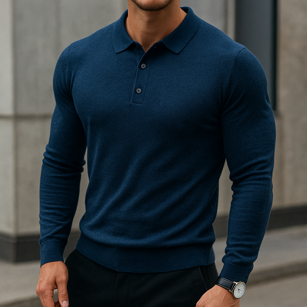 Men's Merino Merino Polo - Luxury Soft Knit Shirt | Breathable, Warm & Timeless Style