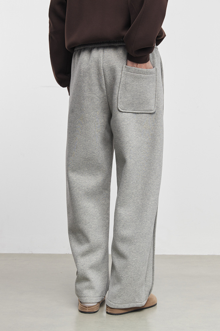 Core Organic Men Fleece Sweatpants - Ash Gray