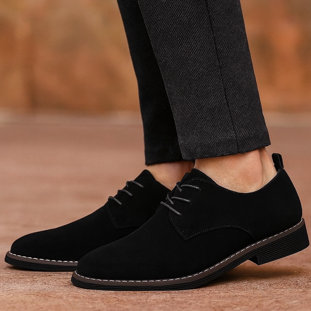 Elias - Elegant Autumn Suede Elevated Oxford Shoes for Men