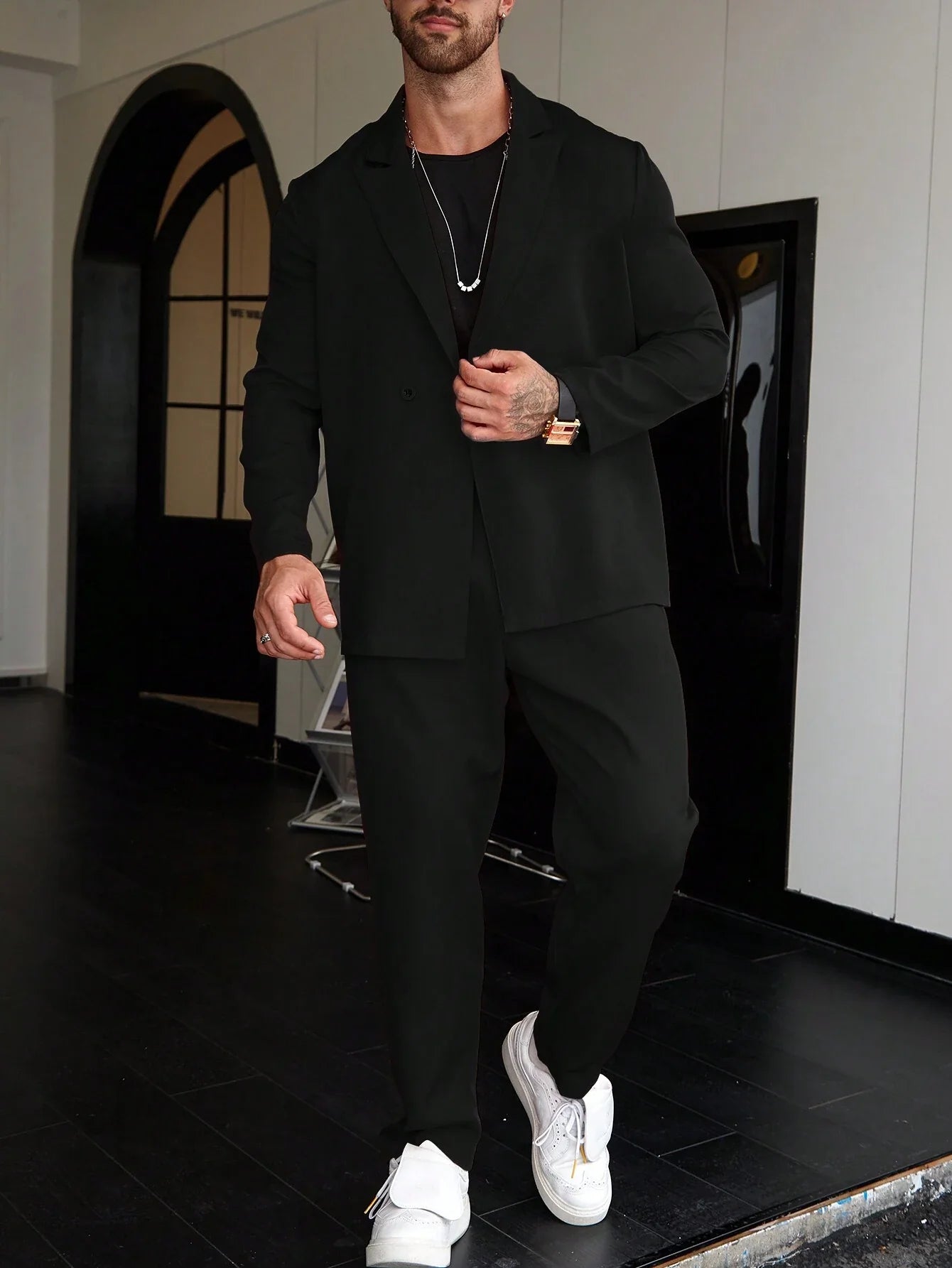 Nivaro | Men's Two-Piece Blazer and Edition Set