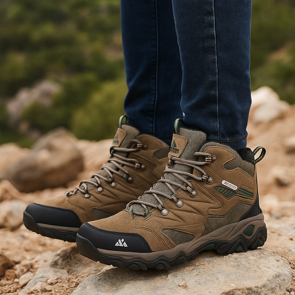 Men's Hiking Boots - Durable Waterproof Outdoor Trekking Ankle Edition