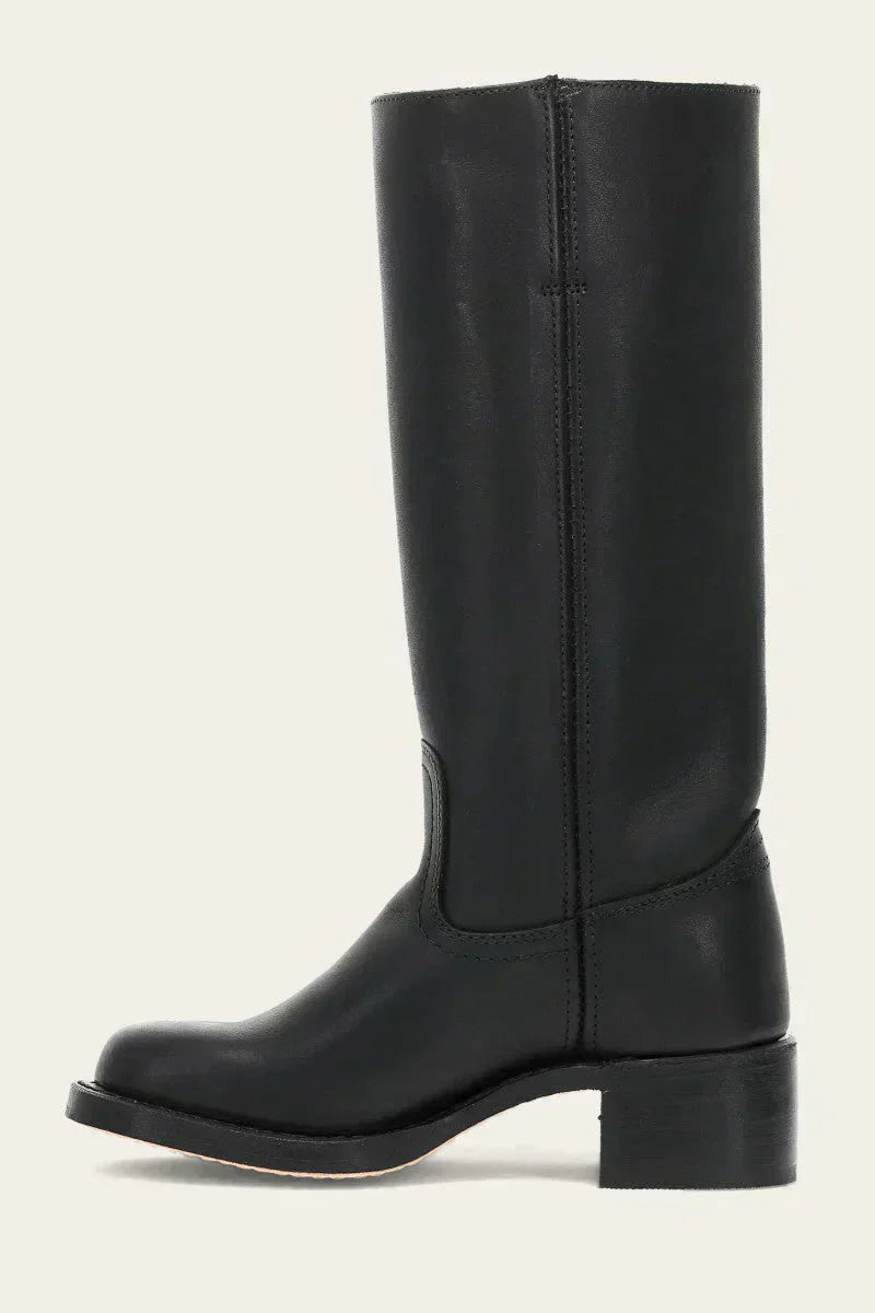 Women Knee-High Boots with Tailored Fit and Structured Sole