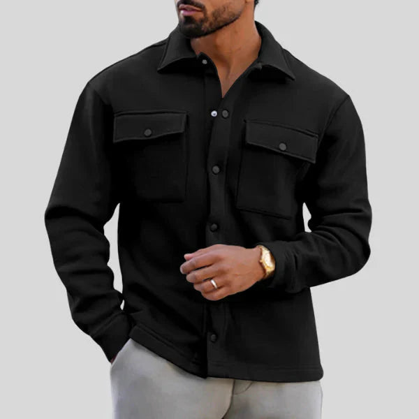 James Men's Button Blazer - Heritage Tailored Jacket | Smart Casual Elegance