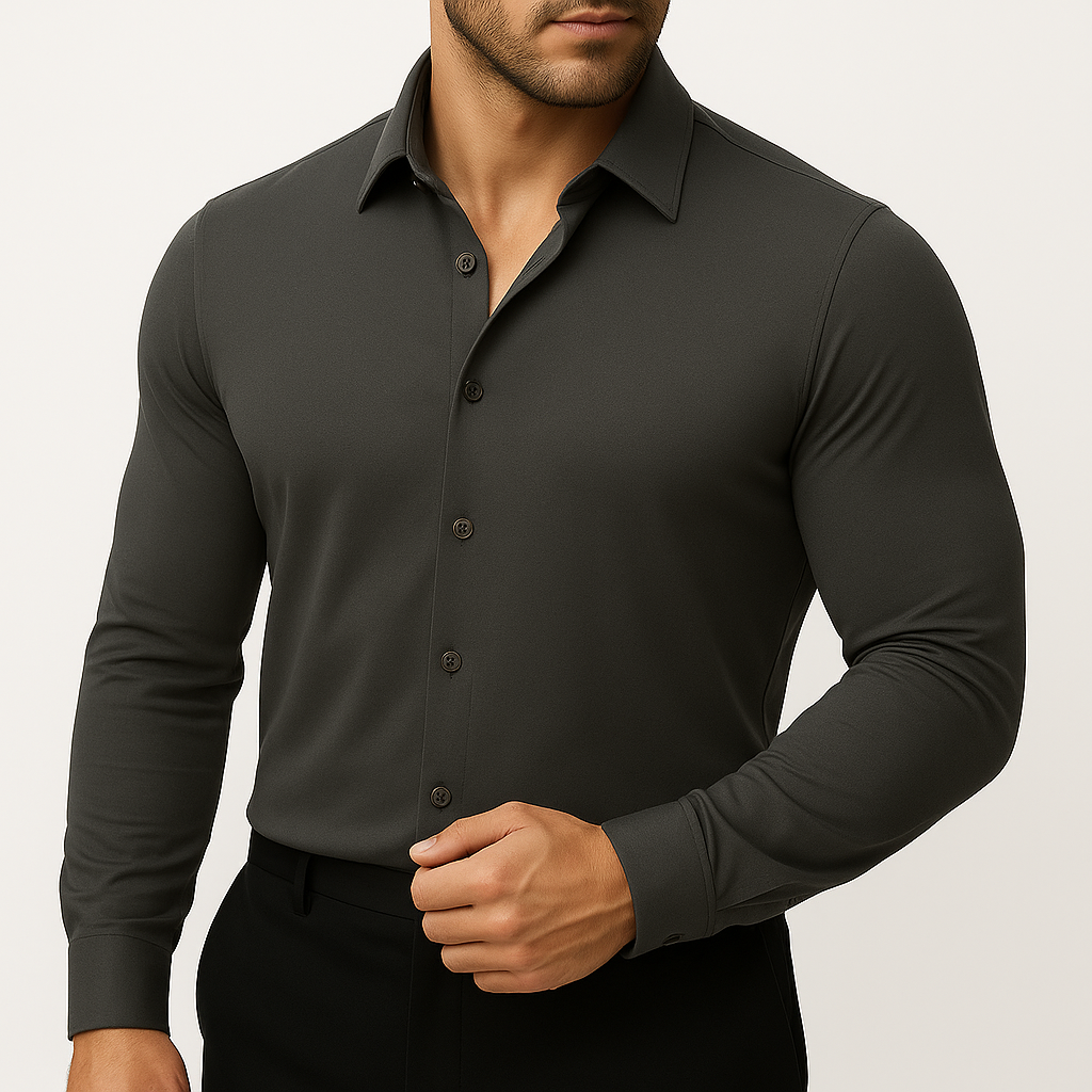 The Flex Dress Shirt - Men's Flexible Button-Up