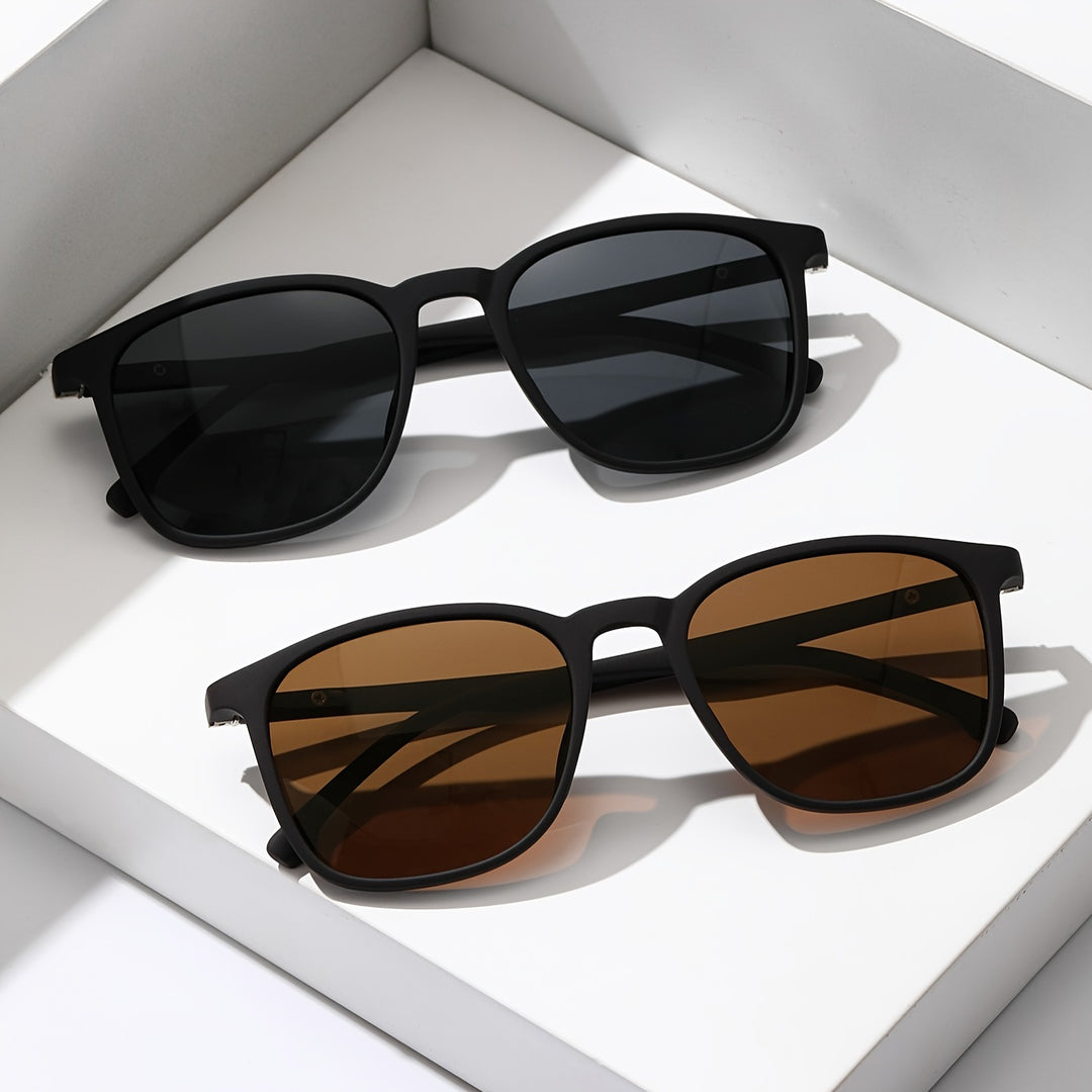 Heritage polarized sunglasses for men with refined design and UV protection