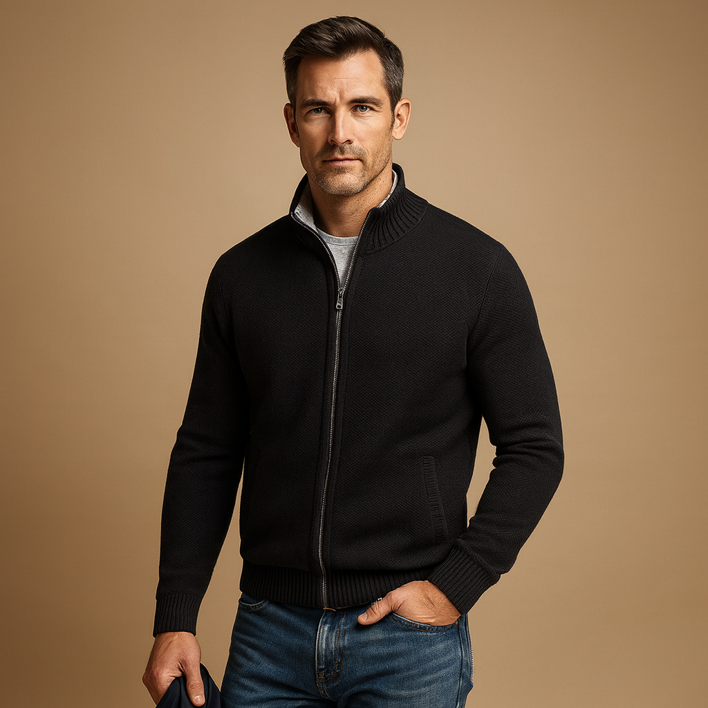 Men's Zip-Up Vest - Heritage and Versatile Layer | Timeless Everyday Comfort