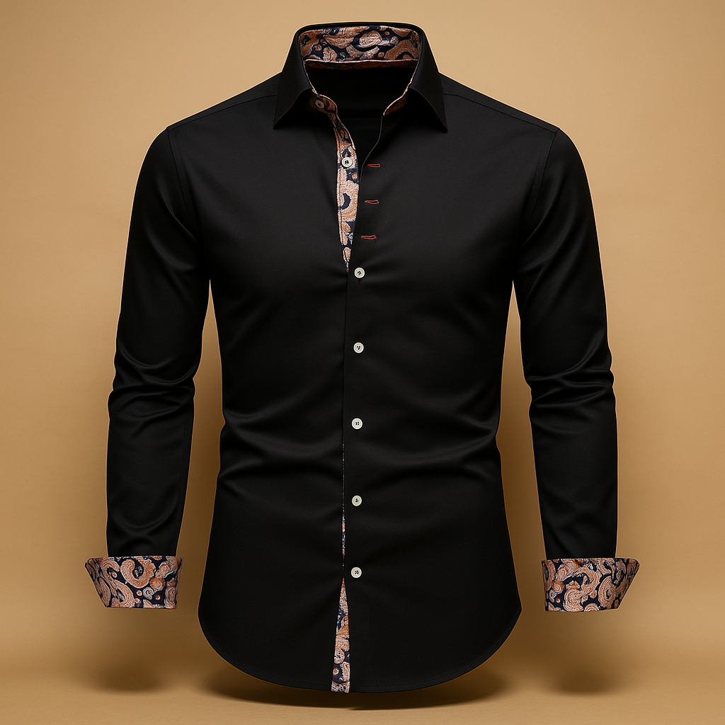Bram | Contemporary classic long-sleeve shirt for men
