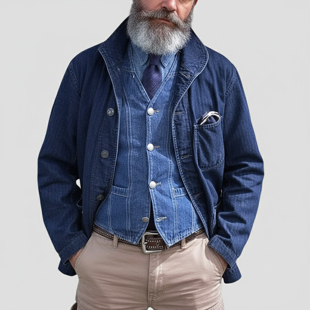 Blake | Vintage Denim Multi-Pocket Lightweight Edition