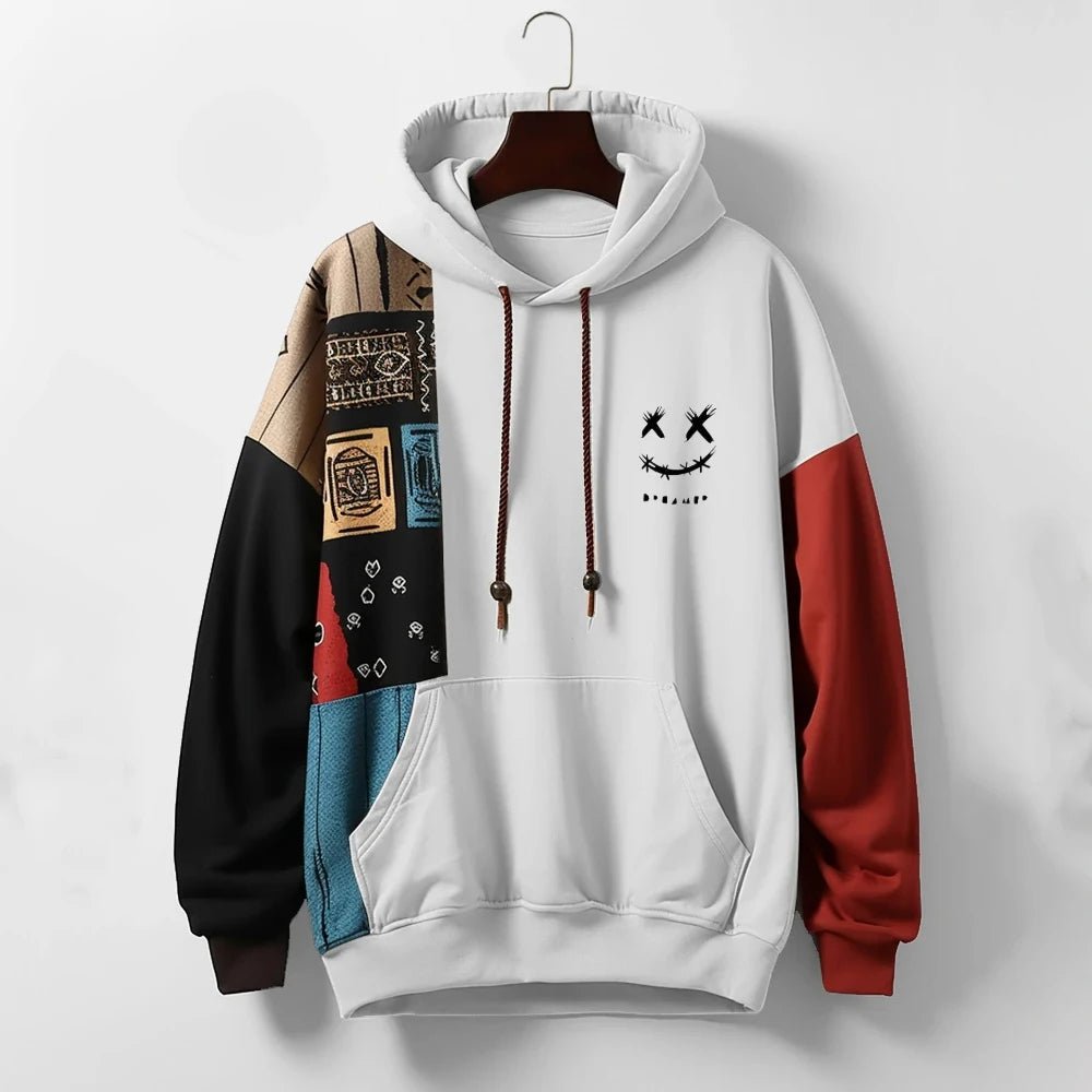 Men's Riot Contrast Hoodie - Everyday Streetwear Sweater