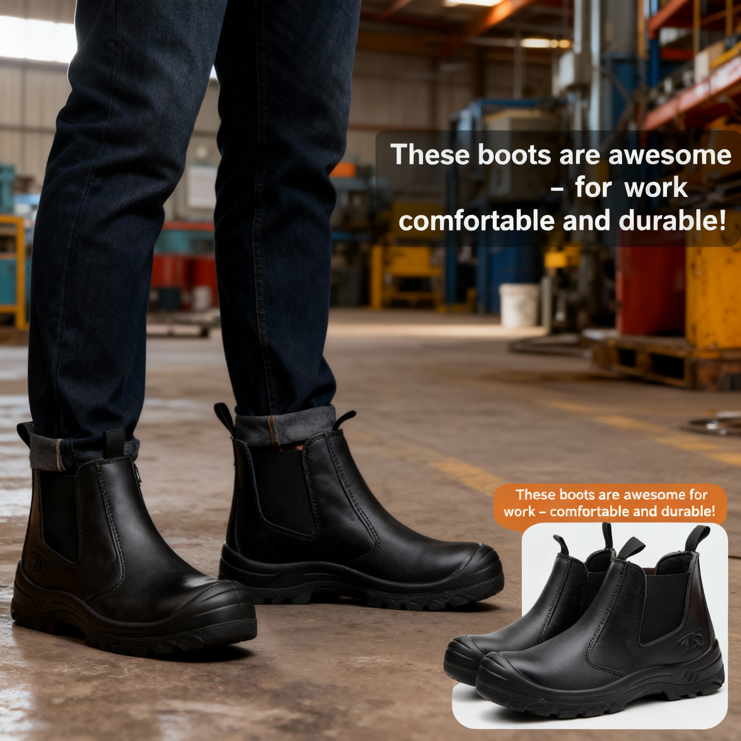 Orthopedic Work & Safety Boots - All-Day Support and Edition