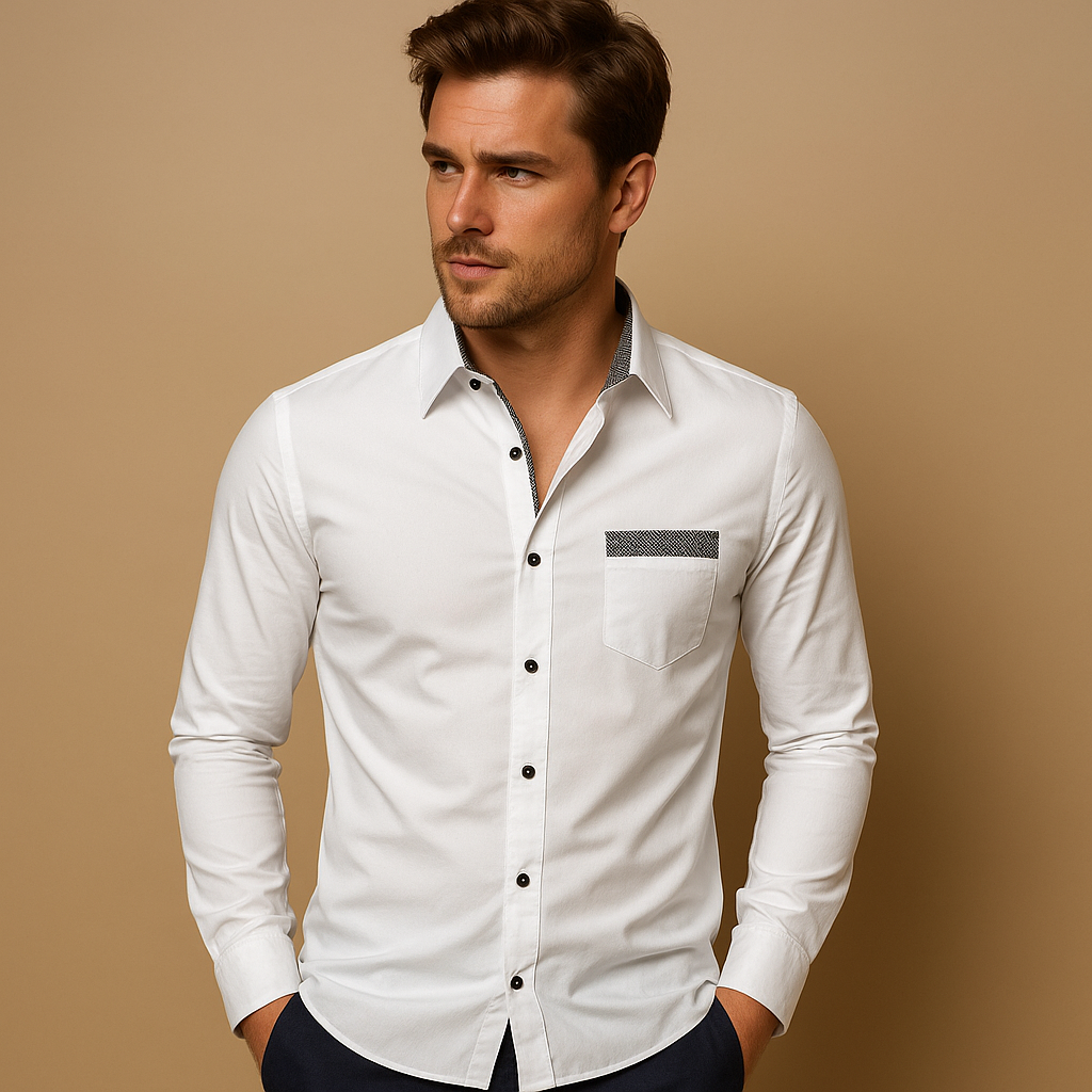 Stylish Tailored Fit Men's Shirt | Lars