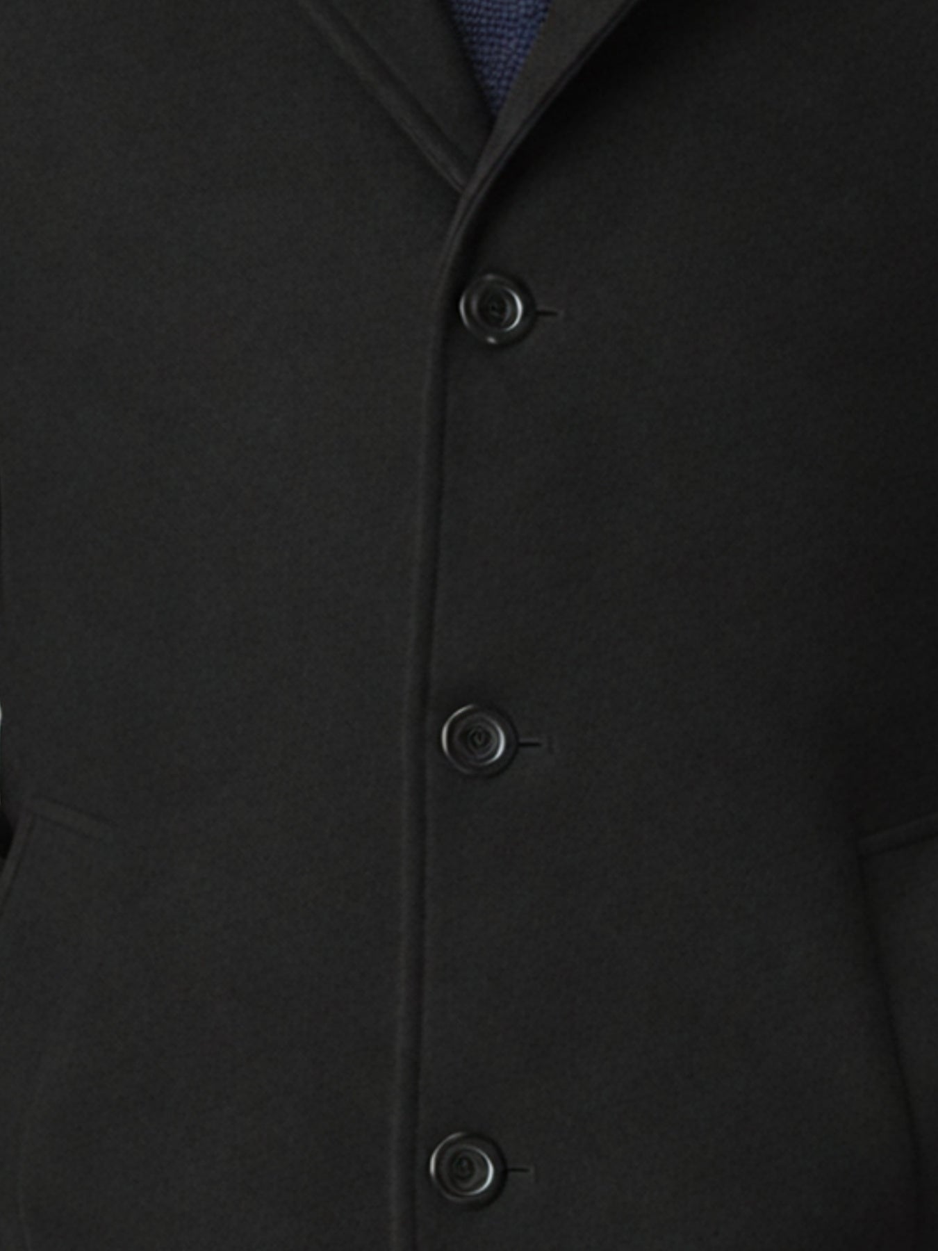 Men's Black Light Business Mid-Length Trench Coat for Autumn and Winter - British Edition