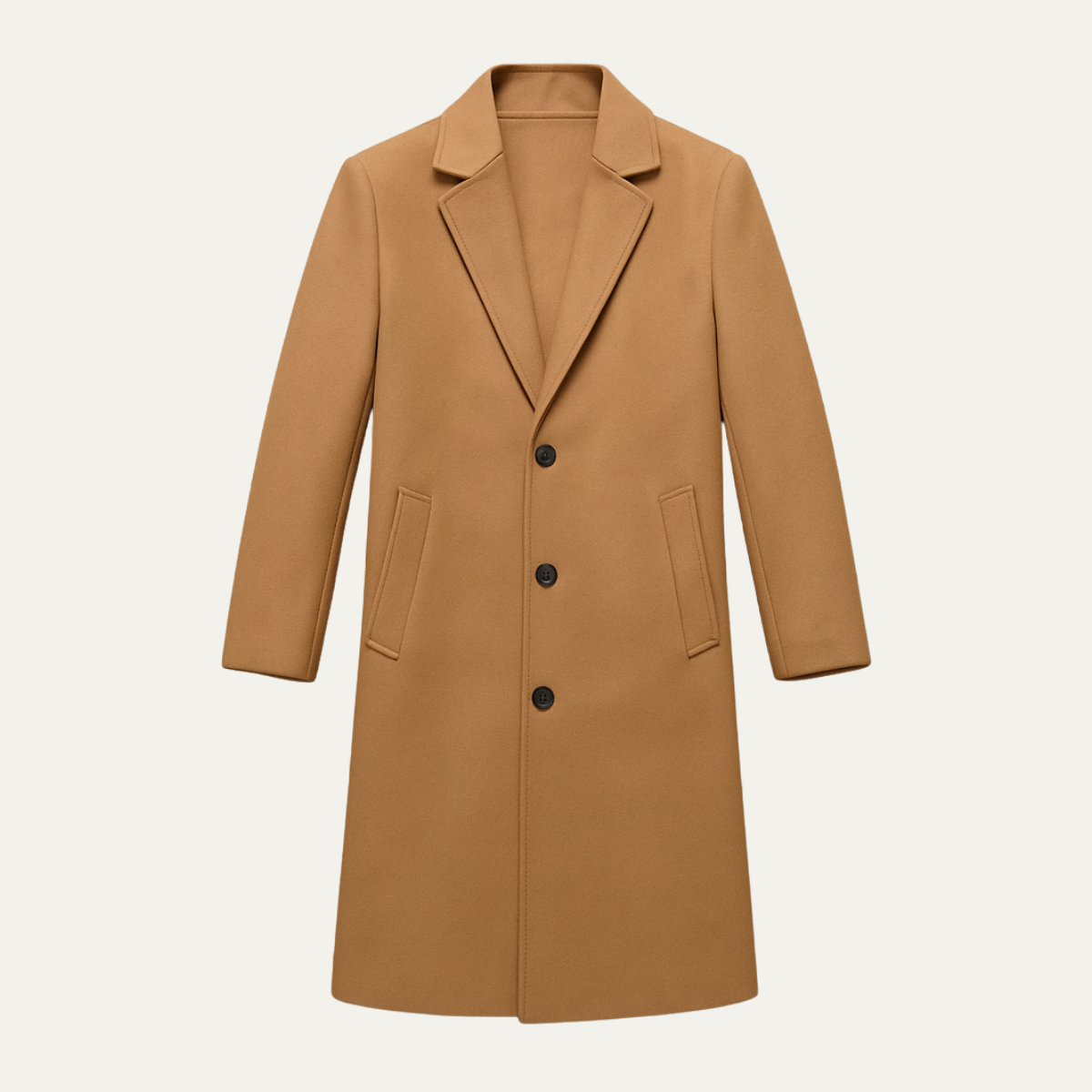 The Ridgeford Men's Heritage Wool Winter Long Overcoat