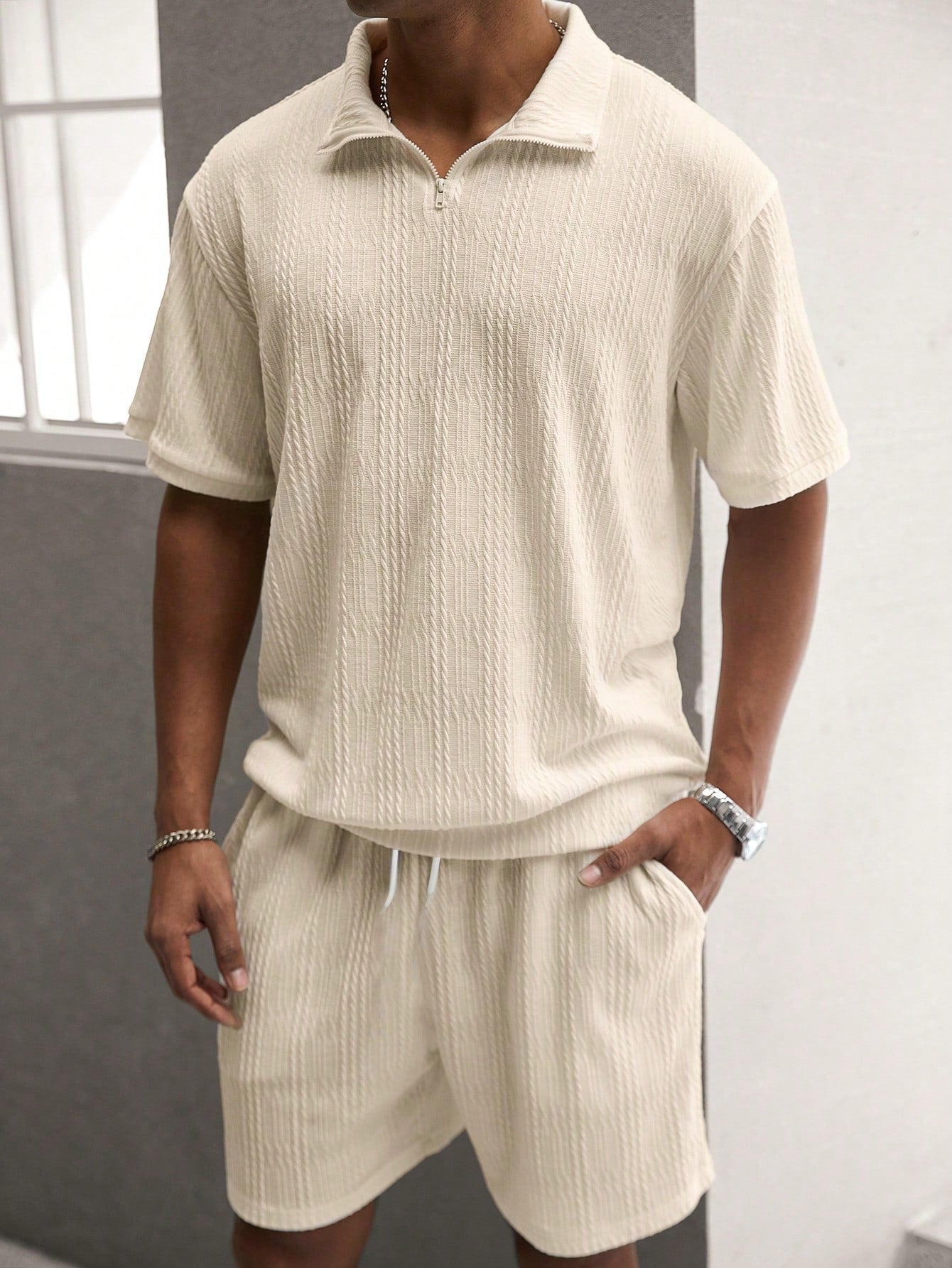 Vero - Men's Summer Set with Short Sleeve Shirt & Edition