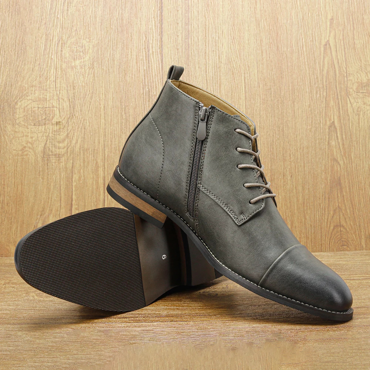 The Briarstone Men's Genuine Lace Up Smart Casual Ankle Boots