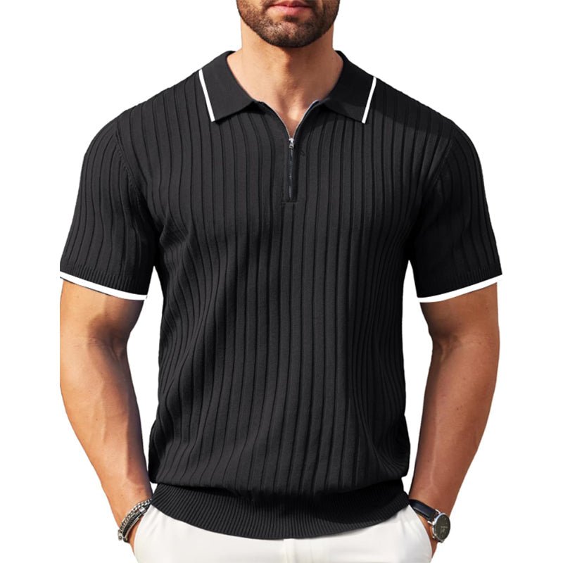 Aule Rib Knit Polo Edition