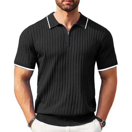 Aule Rib Knit Polo Edition