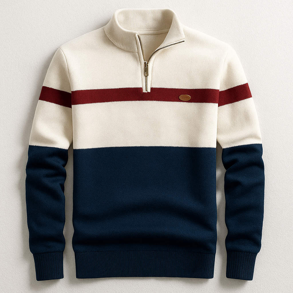 Colton Men's Quarter-Zip Pullover - Soft Knit Edition