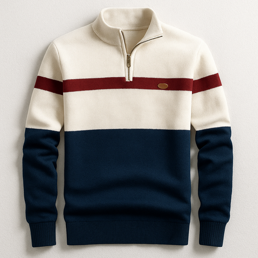Colton Men's Quarter-Zip Pullover - Soft Knit Edition