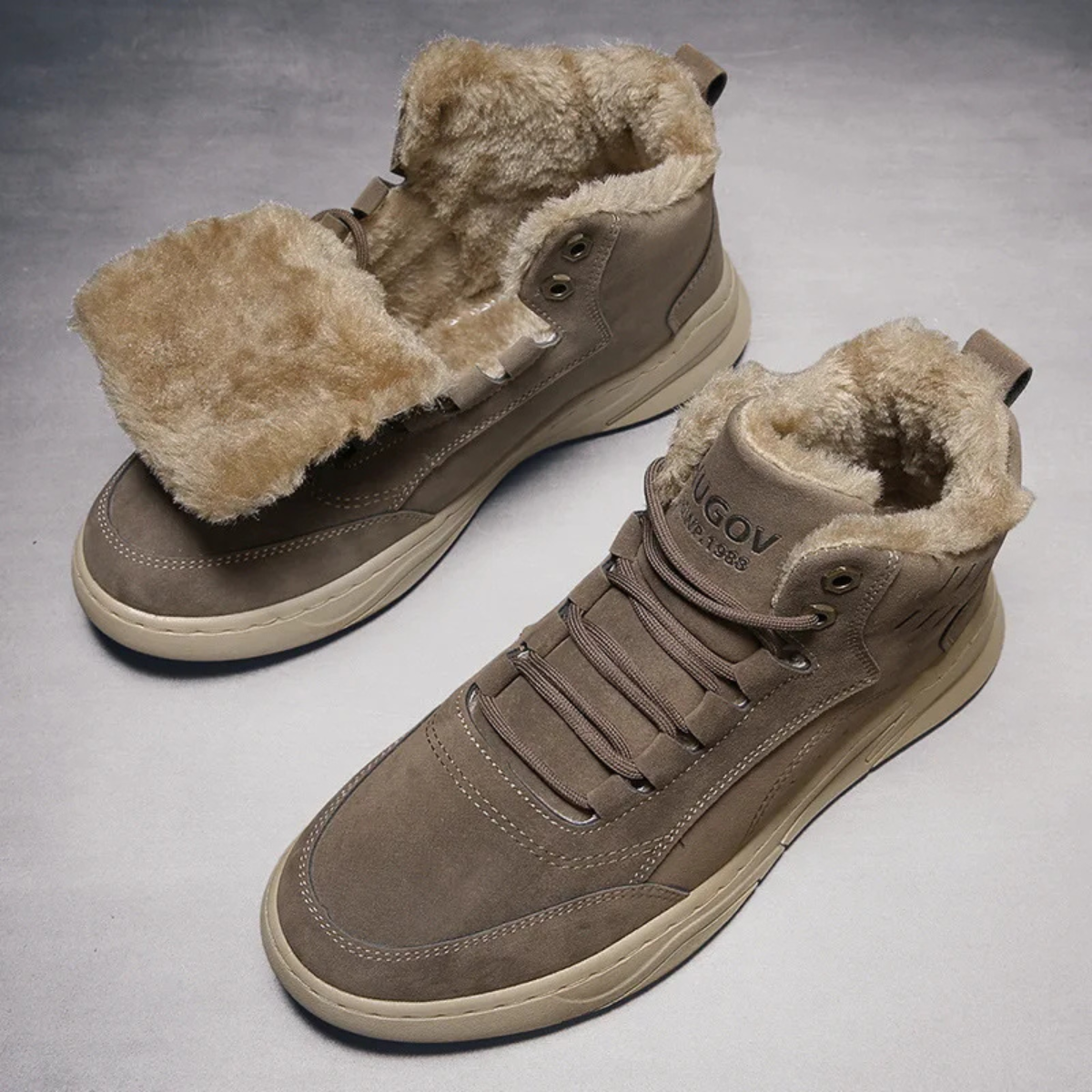 The Cedarforest Men's Winter Fur Lined High Top Snow Edition