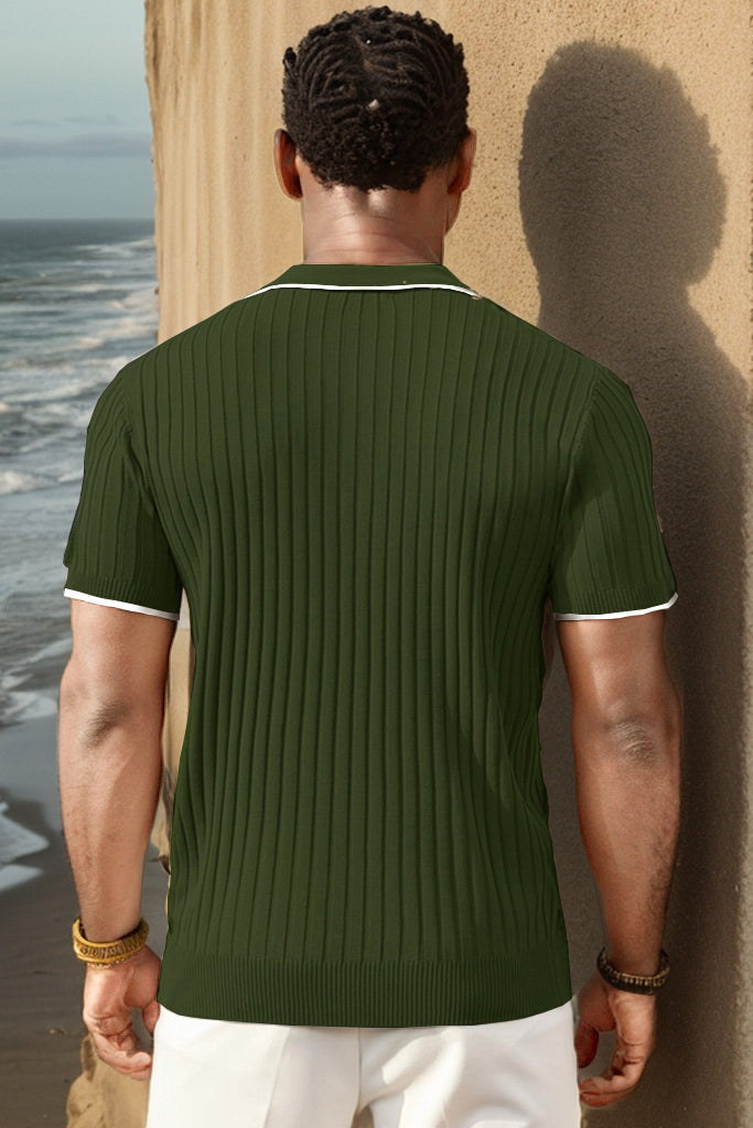 Aule Rib Knit Polo Edition