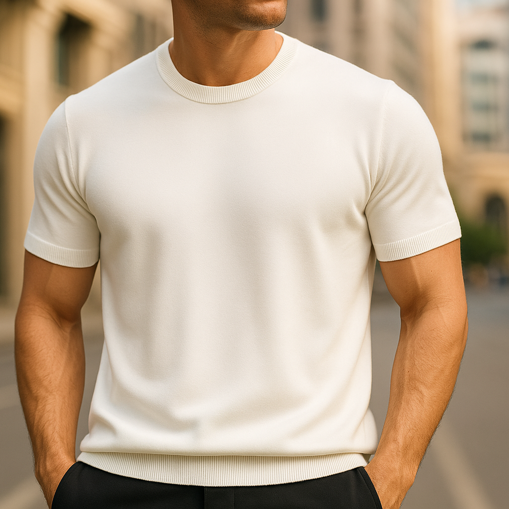 Merino Merino Cashmere T-shirt for Men