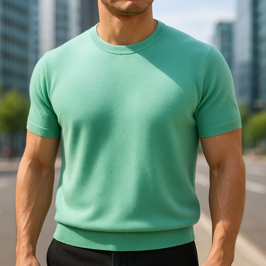 Merino Merino Cashmere T-shirt for Men