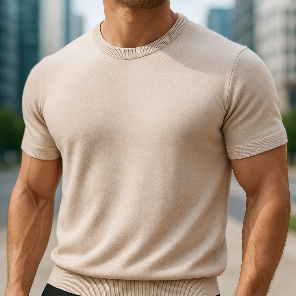 Merino Merino Cashmere T-shirt for Men