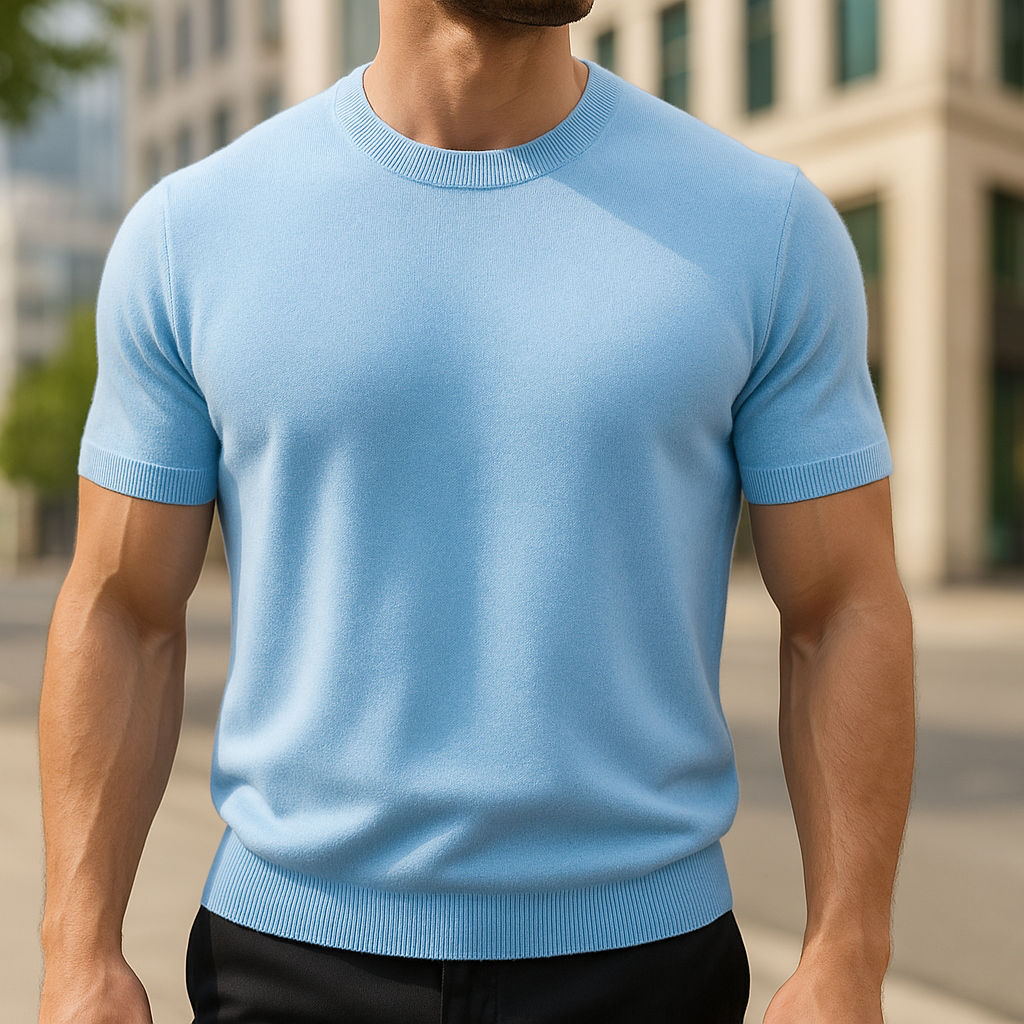 Merino Merino Cashmere T-shirt for Men