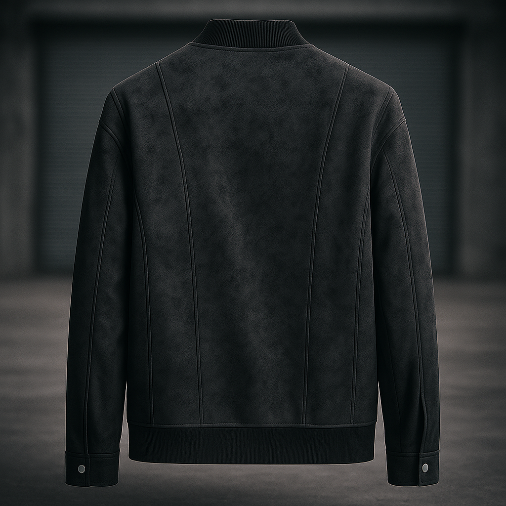Stravon Men's Suede Bomber Jacket - Heritage Soft-Touch Outerwear