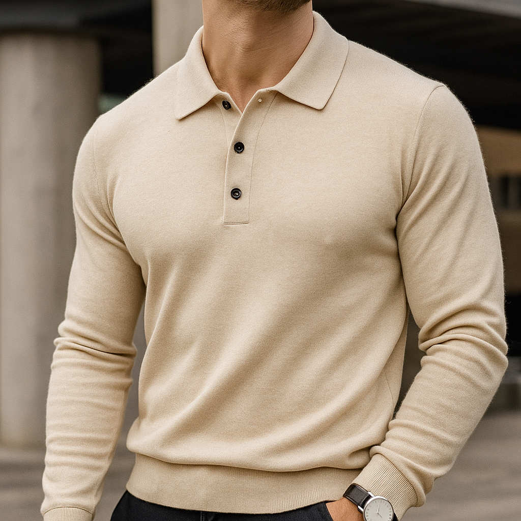 Men's Merino Merino Polo - Luxury Soft Knit Shirt | Breathable, Warm & Timeless Style