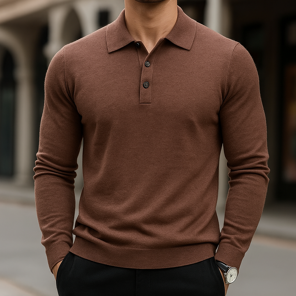 Men's Merino Merino Polo - Luxury Soft Knit Shirt | Breathable, Warm & Timeless Style