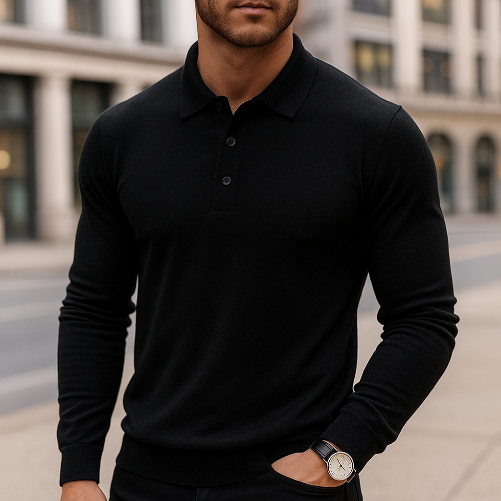 Men's Merino Merino Polo - Luxury Soft Knit Shirt | Breathable, Warm & Timeless Style