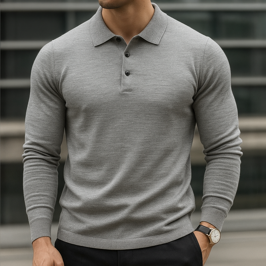 Men's Merino Merino Polo - Luxury Soft Knit Shirt | Breathable, Warm & Timeless Style