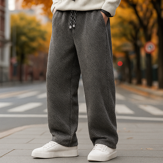 Men's Sherpa Pants - Loose Fit Fleece-Lined Edition