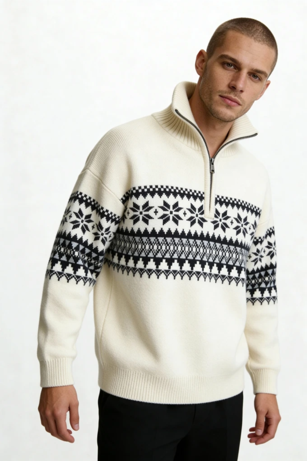 Ceilo Men Quarter-Zip Sweater - Edition