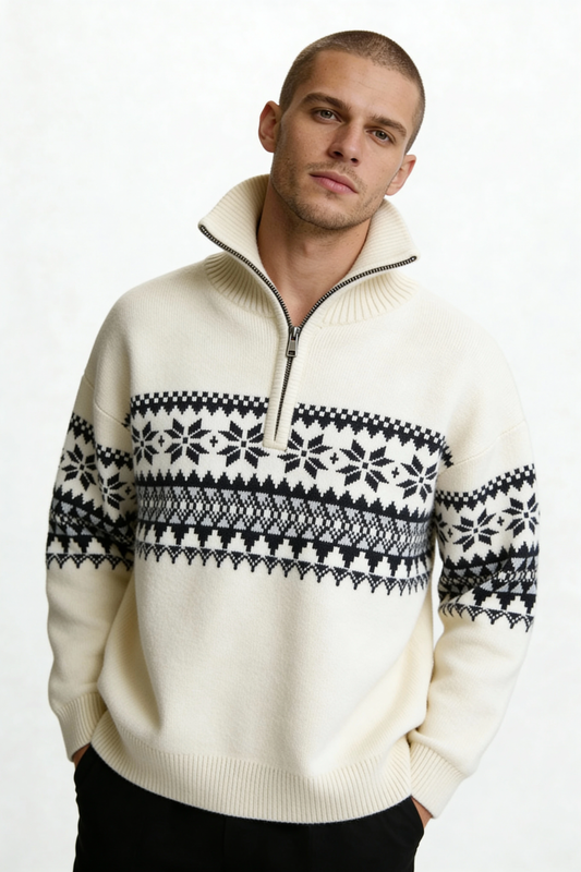 Ceilo Men Quarter-Zip Sweater - Edition
