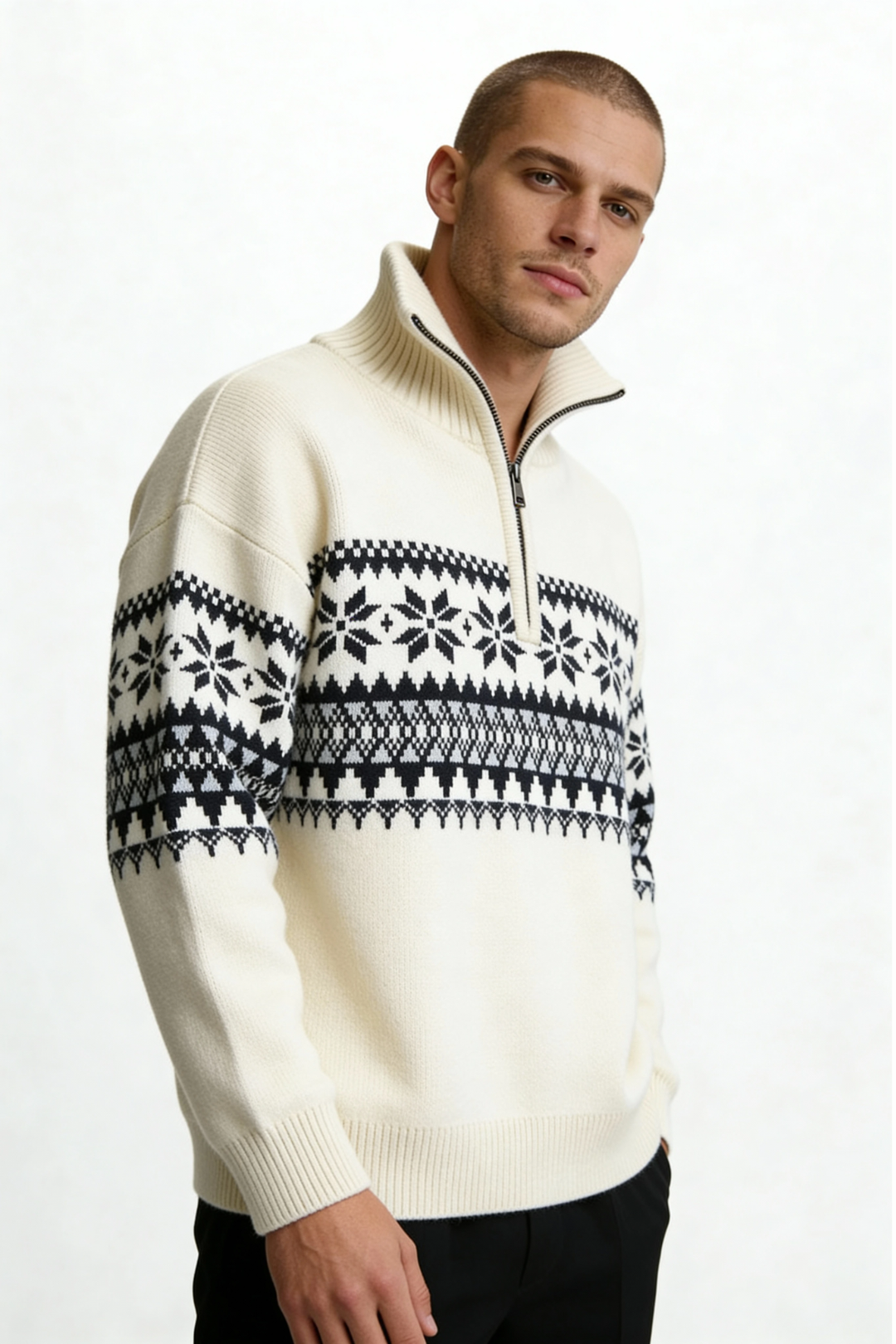 Ceilo Men Quarter-Zip Sweater - Edition