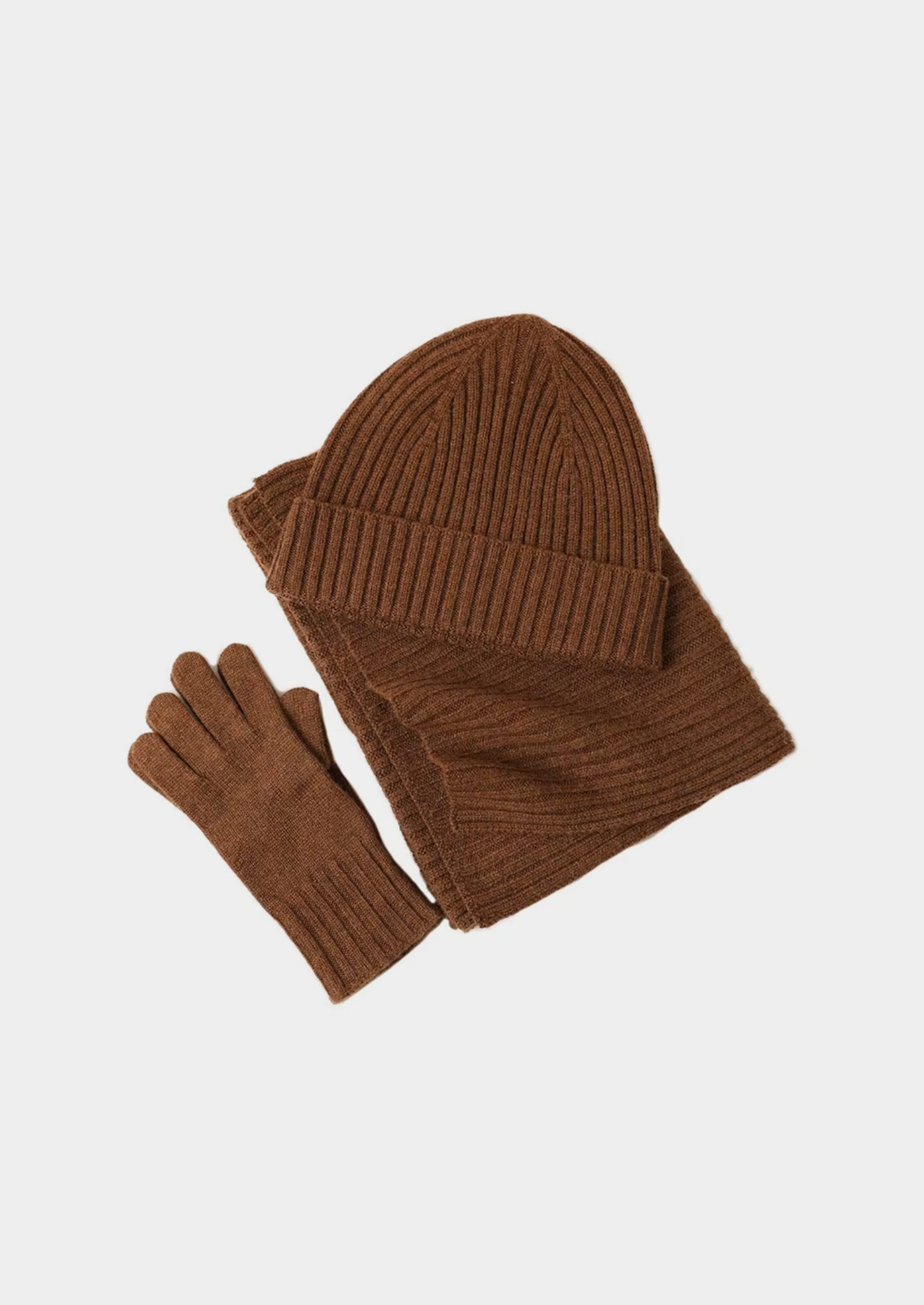 100% Cashmere Winter Essentials Set - Gloves, Hat & Edition