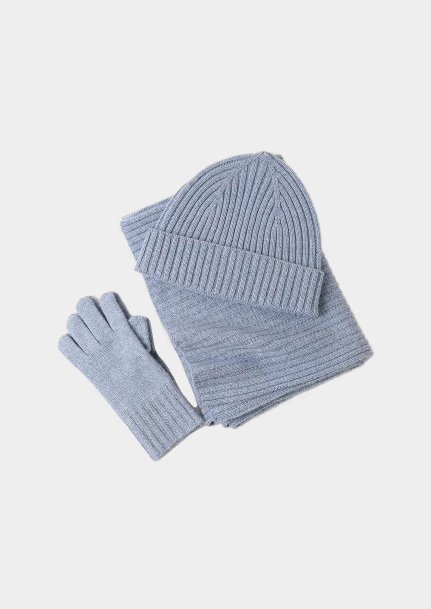 100% Cashmere Winter Essentials Set - Gloves, Hat & Edition