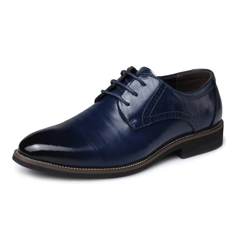 Men's Smart Vegan Genuine Oxford Shoes with Classic Lace-Up Closure | Eco-Friendly Materials for All Seasons