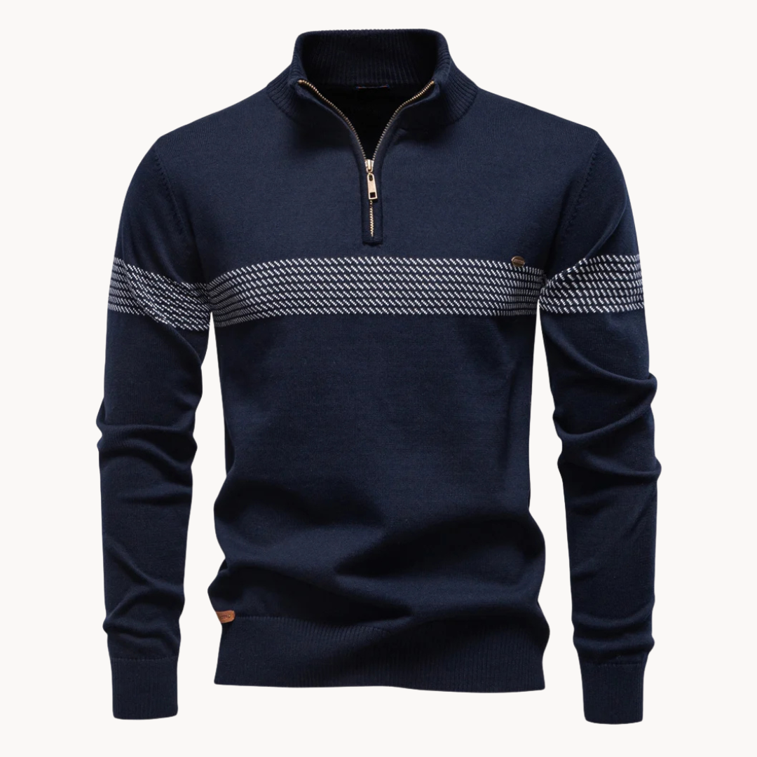 Durham Heritage Stripe Men Half Zip Edition