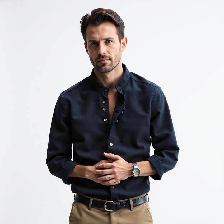 Katana Japanese Shirt for Men - Contemporary Fit with Traditional Edge
