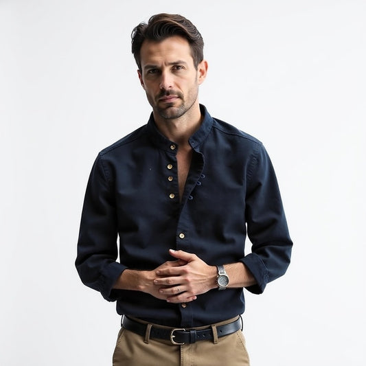 Katana Japanese Shirt for Men - Contemporary Fit with Traditional Edge