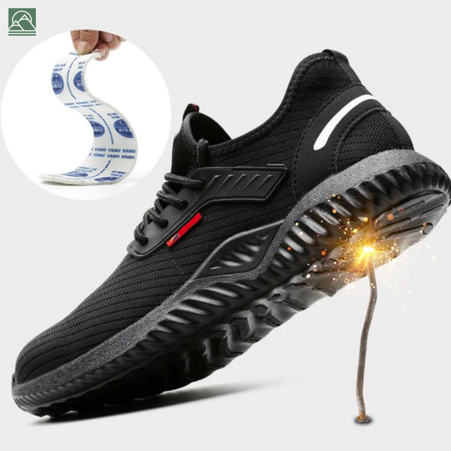 Men's Lightweight Safety Shoes - Durable Work Footwear with Edition Toe
