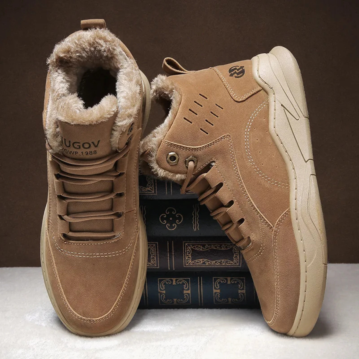 The Cedarforest Men's Winter Fur Lined High Top Snow Edition