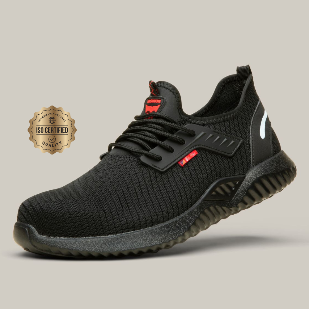 Men's Lightweight Safety Shoes - Durable Work Footwear with Edition Toe