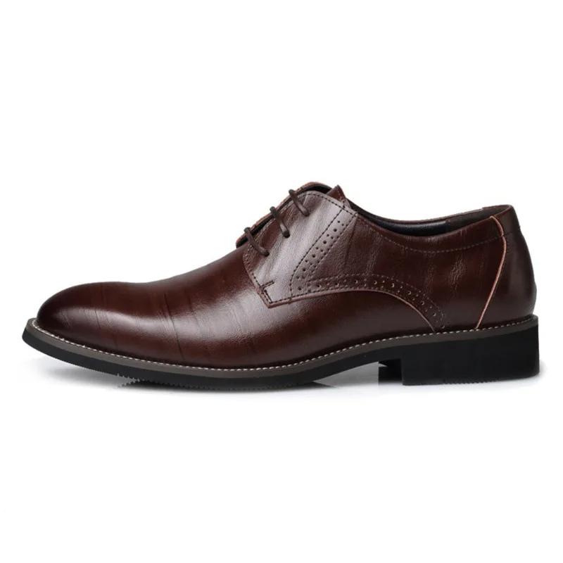 Men's Smart Vegan Genuine Oxford Shoes with Classic Lace-Up Closure | Eco-Friendly Materials for All Seasons